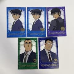 名探偵コナン Wフォトカードコレクション3 新一 松田 小五郎 重悟のサムネイル