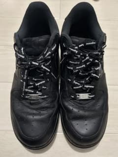 【10/12限定値下げ】SupremeNikeAirForce1ブラック27.5のサムネイル