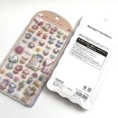 スヌーピー　コットンパフィーシール