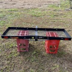 CURTの折り畳みヒッチカゴーキャリア　ネット　ガタストップ（手渡しのみ） CURTの折り畳みヒッチカゴーキャリア ネット ガタストップ（手渡しのみ