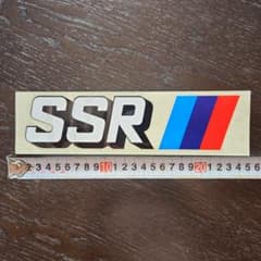 SSR ロゴステッカー ホワイトのサムネイル