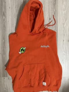 Mark Gonzales フード付きパーカー オレンジのサムネイル