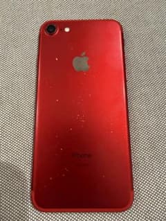 Apple iPhone7(128GB) 赤　本体　バッテリー残量82%