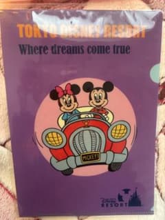 ディズニーリゾート　クリアファイルA5サイズ　2枚セット