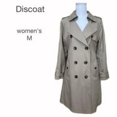 Discoat トレンチコート スプリングコート ベージュ 通勤 新生活 M
