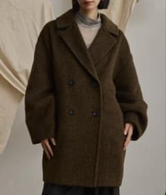 HappyJohnウールブレンドシャギーコクーンピーコート Happy John ウールブレンドシャギーコクーンPコート - メルカリ