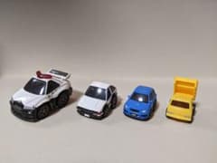 タカラトミー　チョロＱ　R34 GT-Rパトカー　AE86パンダトレノ　他のサムネイル