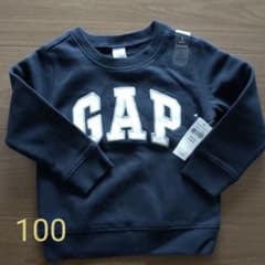 新品☆100☆GAP☆トレーナー☆ネイビーのサムネイル