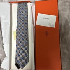 HERMES シルク チェック柄 ネクタイのサムネイル
