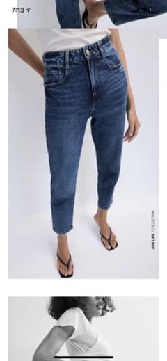 さらに！お値下げしました！ZARA マムフィットデニムのサムネイル