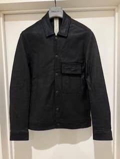 良品GIORGIO BRATO21SS別注ストレッチラムレザートラッカーブルゾン 