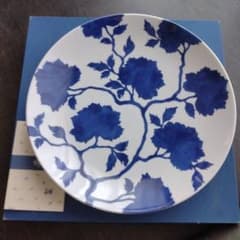 リチャードジノリ マルコポーロ ブルー ラウンドプラター 31センチ リチャードジノリ マルコポーロ ブルー ラウンドプラター 31センチ