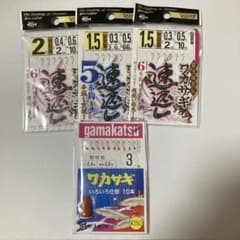 ワカサギ仕掛け 4点セット SASAME Gamakatsuのサムネイル