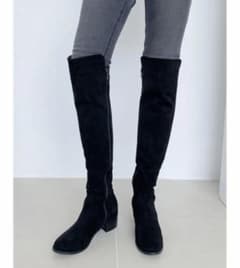 DHOLIC ロングブーツ 23.5cm ブラックのサムネイル