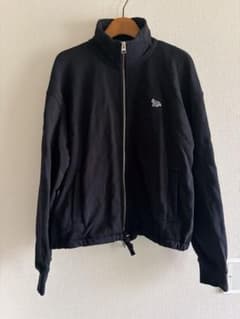 MAISON KITSUNÉ ブラック ジップアップスウェットS - メルカリ