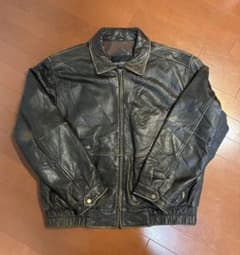 古着】BRANDINI レザージャケット ダークブラウン - メルカリ