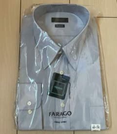 FARAGO ワイシャツ 43-76 長袖 グレーのサムネイル