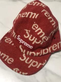 supreme Harris Tweed Camp Cap  Redのサムネイル