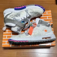 Off-White × Nike Air Force 1 Mid "White"のサムネイル