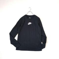 【THE NIKE TEE/ナイキ】長袖Tシャツ『S』ブラック　コットン　ロンT