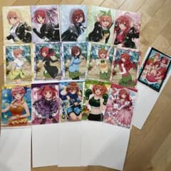五等分の花嫁　ジャンボカードダス　クリアポスター　フルコンプのサムネイル