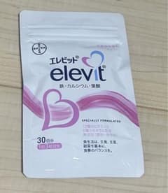 エレビット 鉄・カルシウム・葉酸 30日分のサムネイル
