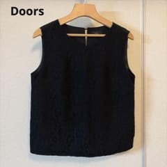 URBAN RESEARCH DOORS レースノースリーブ ブラックのサムネイル