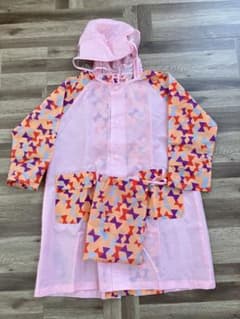 キッズ用 レインコート 120cm ピンクのサムネイル