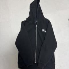 STUSSY ステューシー ジップアップパーカー ブラック Mのサムネイル