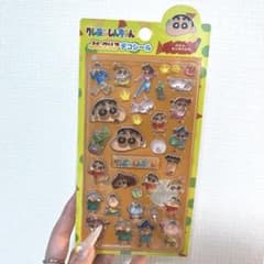 크레용 신짱 푹 클리어 데코 씰