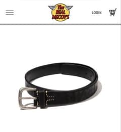 リアルマッコイズ　ベルト　W36 JOE McCOY BEND LEATHER BELT