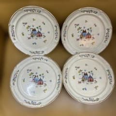 ヤマカ ハートランド アメリカンカントリー 大皿 4枚セット レトロ