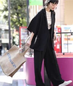 フリークスストア 今期 テックリネンショートスリーブロングパンツセットアップのサムネイル