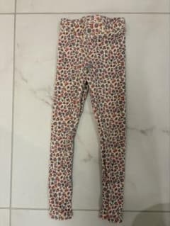 ZARA キッズ リブ レギンス 花柄 116cmのサムネイル