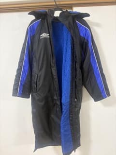 UMBRO アンブロ ベンチコート ブラック ブルーのサムネイル