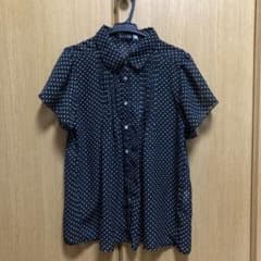 ドット柄シフォンシャツのサムネイル