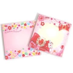 メモ 2点セット 個人作家/昭和/レトロ/リボン/ピンク 新品のサムネイル