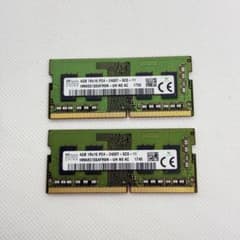 ☆メモリ☆SK hynix 4GB DDR4 メモリ PC4-2400T 2枚組 - メルカリ