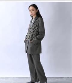 JEANASIS セットアップ テーラードジャケット＆スラックス 卒業式 入学式のサムネイル