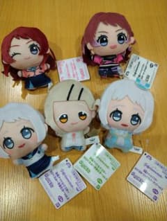 学園アイドルマスター　ちびぐるみ　５個セット　学園生活　ジョイフルマーチング他