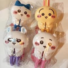 ゴ*ド様 ちいかわ 洗濯ばさみ　4種セット　コンプリートのサムネイル