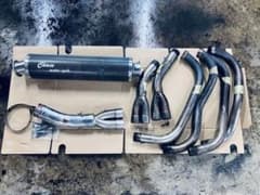 ＧＰＺ９００Ｒ用Chase マフラー ステンレスエキパイ、カーボンサイレンサー GPZ900R用Chase マフラー ステンレスエキパイ、カーボン