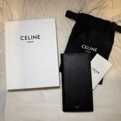 CELINE ブラック 財布 コインコンパートメント付きバーティカル ウォレットのサムネイル