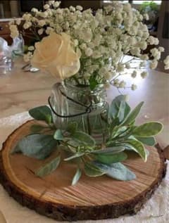 結婚式　ゲストテーブル　切り株プレート　丸株プレート　10枚セット 結婚式 ゲストテーブル 切り株プレート 丸株プレート 10枚セット