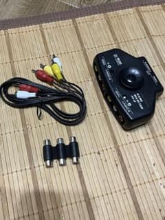 AVセレクター RCA端子付き 黒のサムネイル
