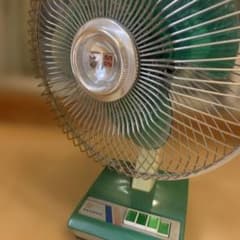 National 卓上扇風機 レトロ グリーン 本体 - メルカリ