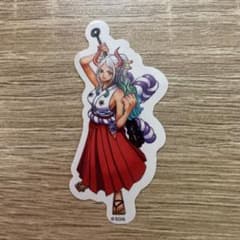ワンピース　ステッカー　ヤマト　menu menu メニュー 限定 ワンピース シール One piece 非売品 ヤマト