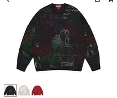 Supreme Collage Embroidered Sweater Sのサムネイル