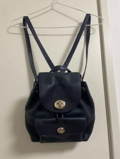 コーチ（COACH） ミニリュック ネイビー 型番37581 ケアカード付き 