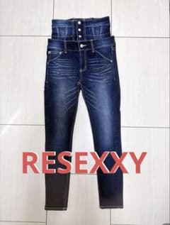 RESEXXY ハイウエスト レースアップ スキニーデニムのサムネイル